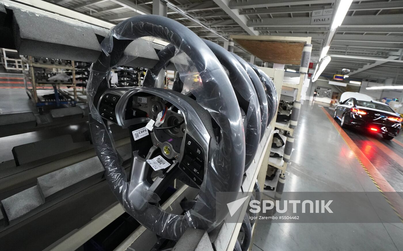 Hyundai Sonata car production in Kaliningrad