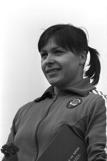 Track and field athlete Krachevskaya