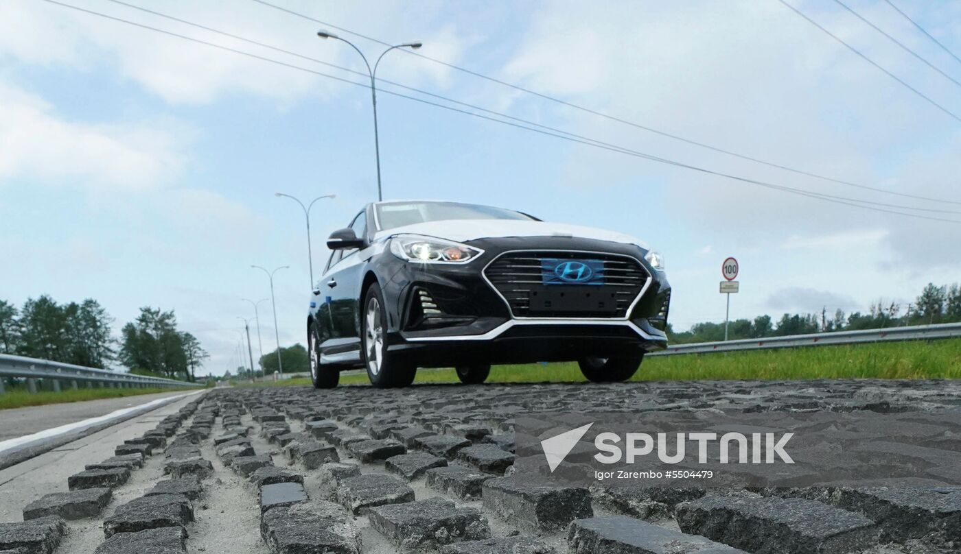 Hyundai Sonata car production in Kaliningrad