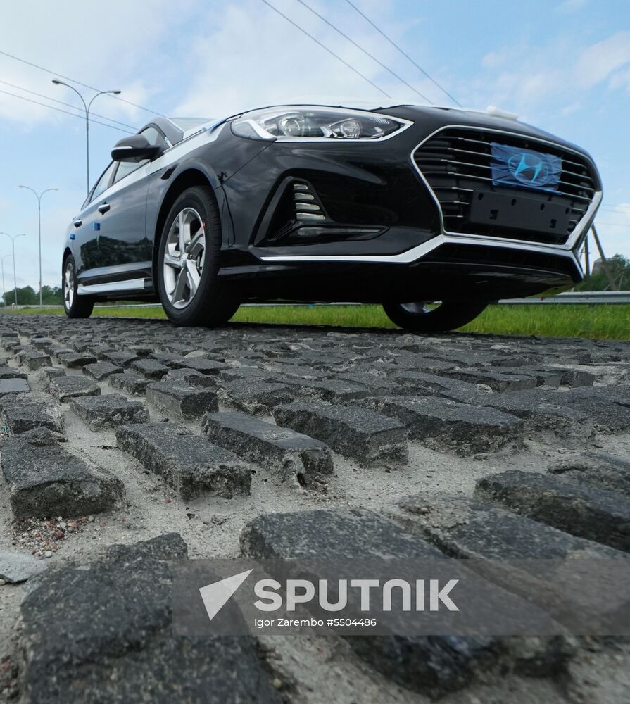 Hyundai Sonata car production in Kaliningrad