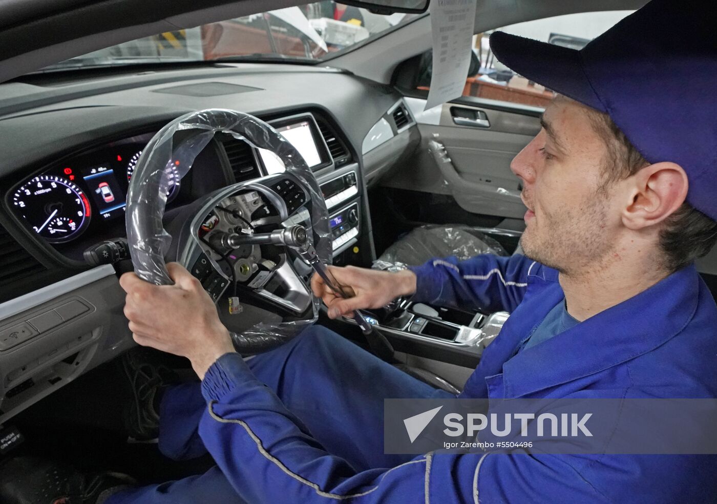 Hyundai Sonata car production in Kaliningrad