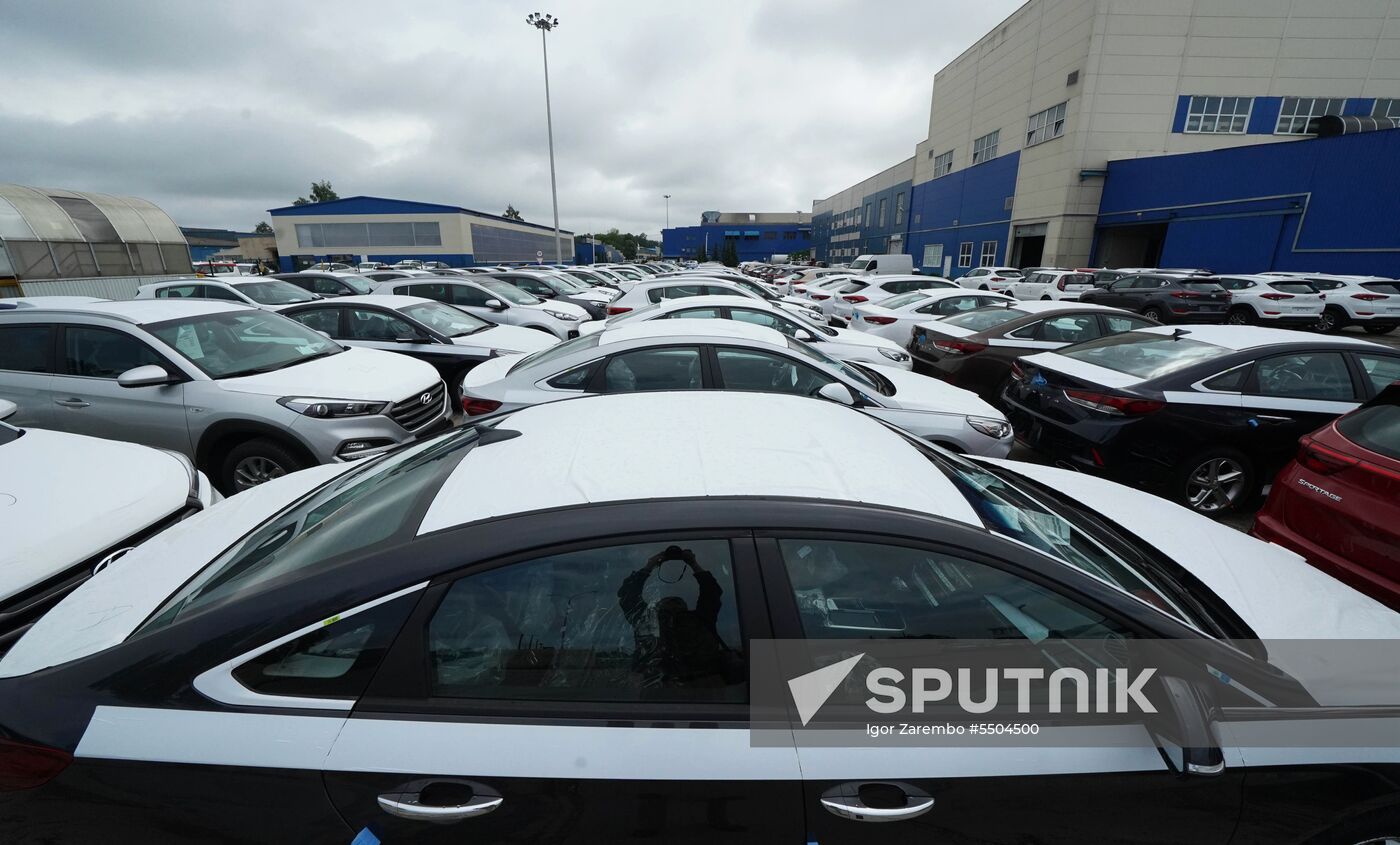 Hyundai Sonata car production in Kaliningrad