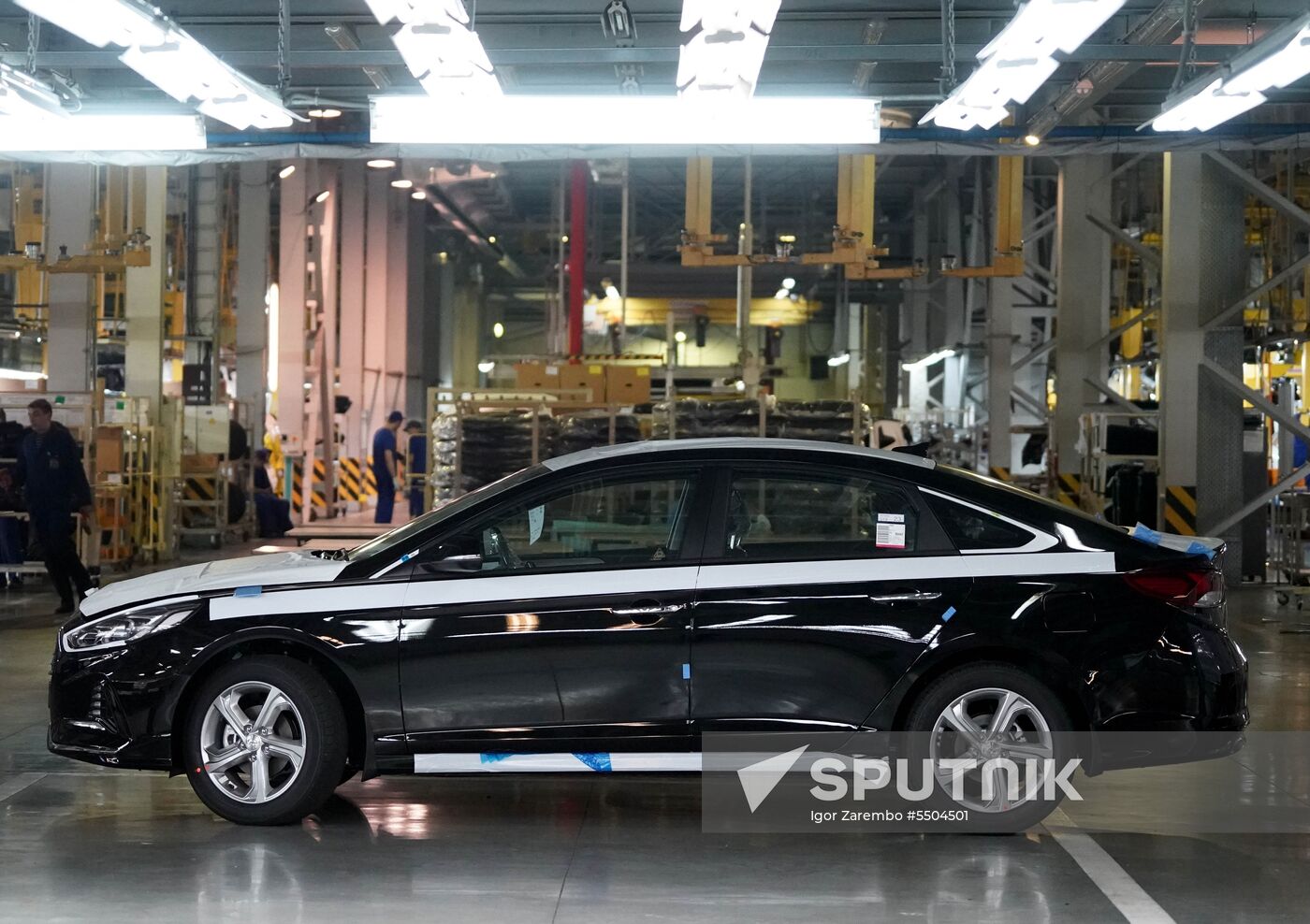 Hyundai Sonata car production in Kaliningrad