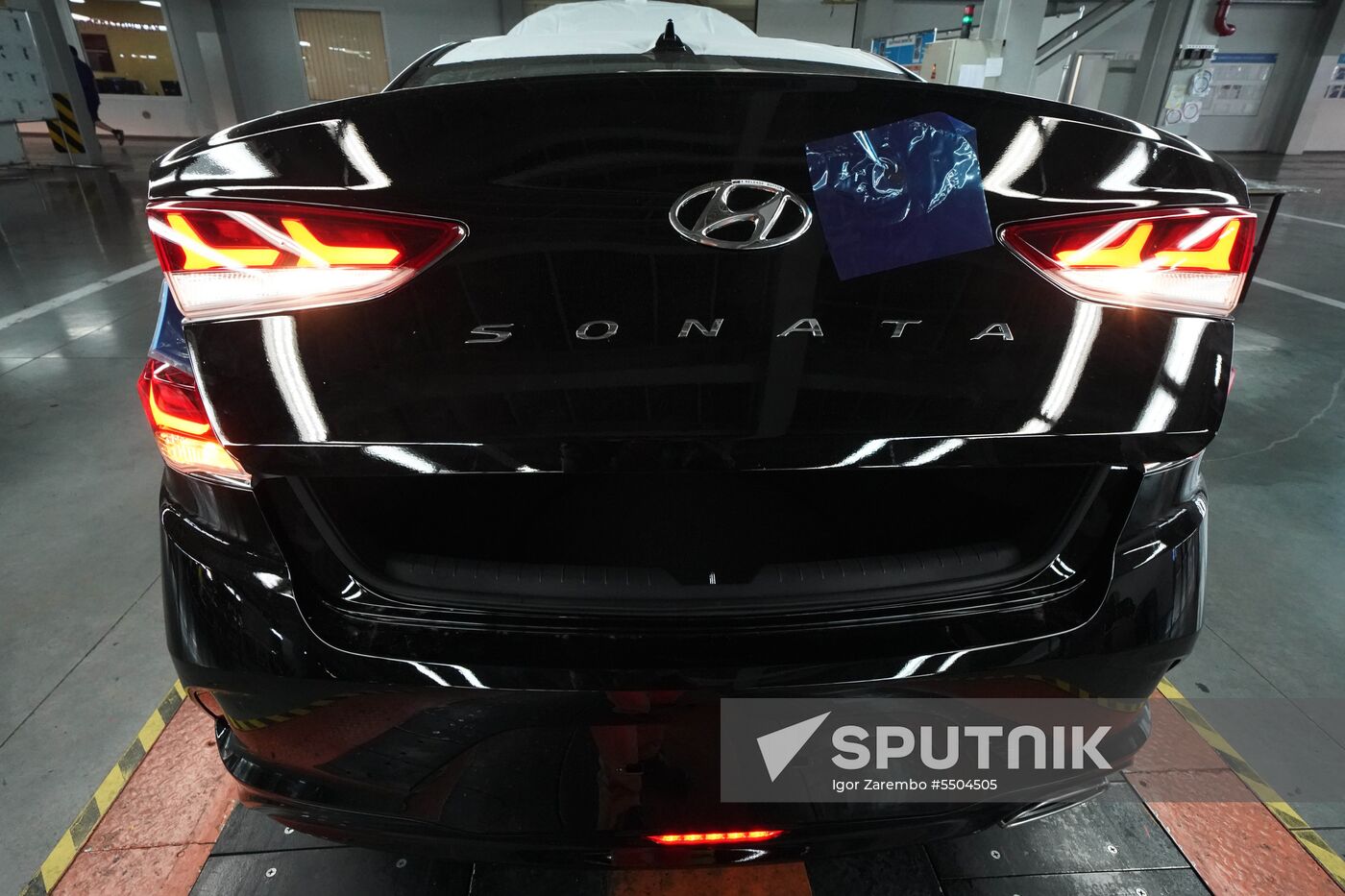 Hyundai Sonata car production in Kaliningrad