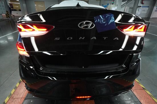 Hyundai Sonata car production in Kaliningrad