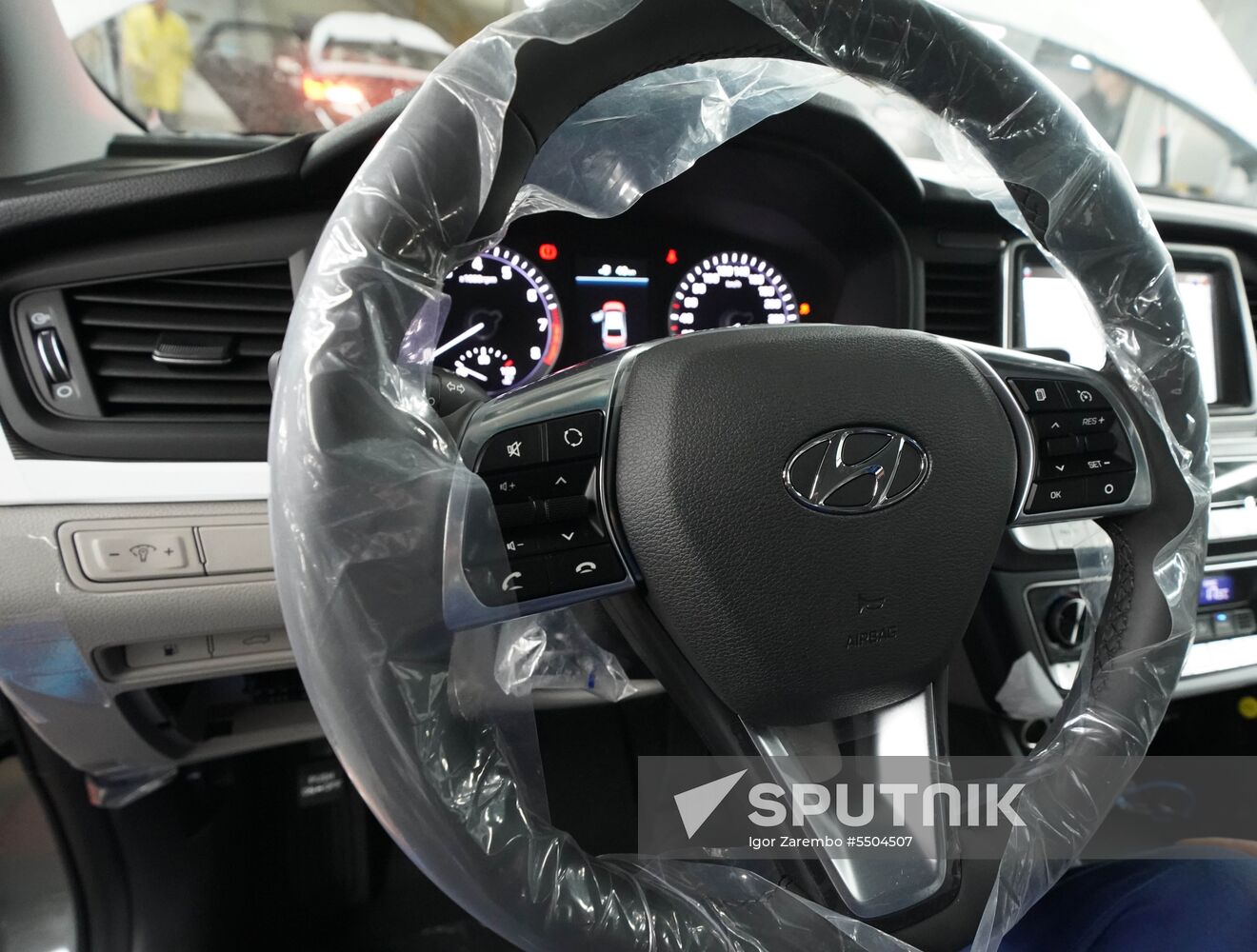 Hyundai Sonata car production in Kaliningrad