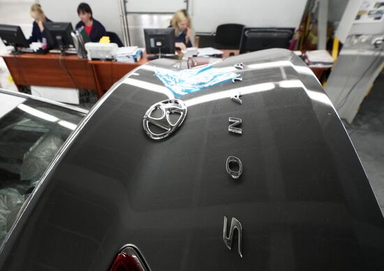 Hyundai Sonata car production in Kaliningrad