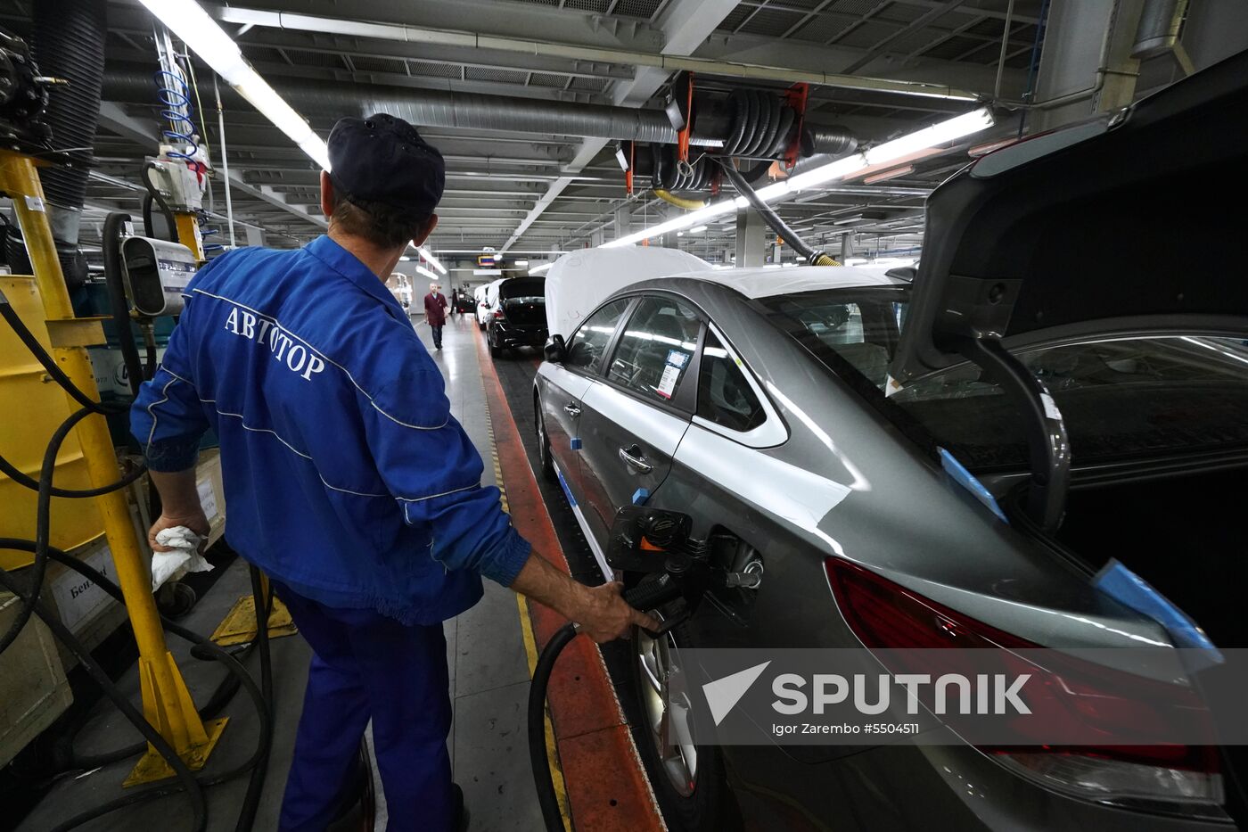 Hyundai Sonata car production in Kaliningrad