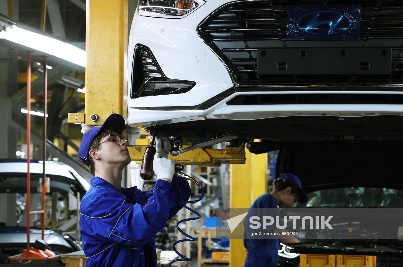 Hyundai Sonata car production in Kaliningrad