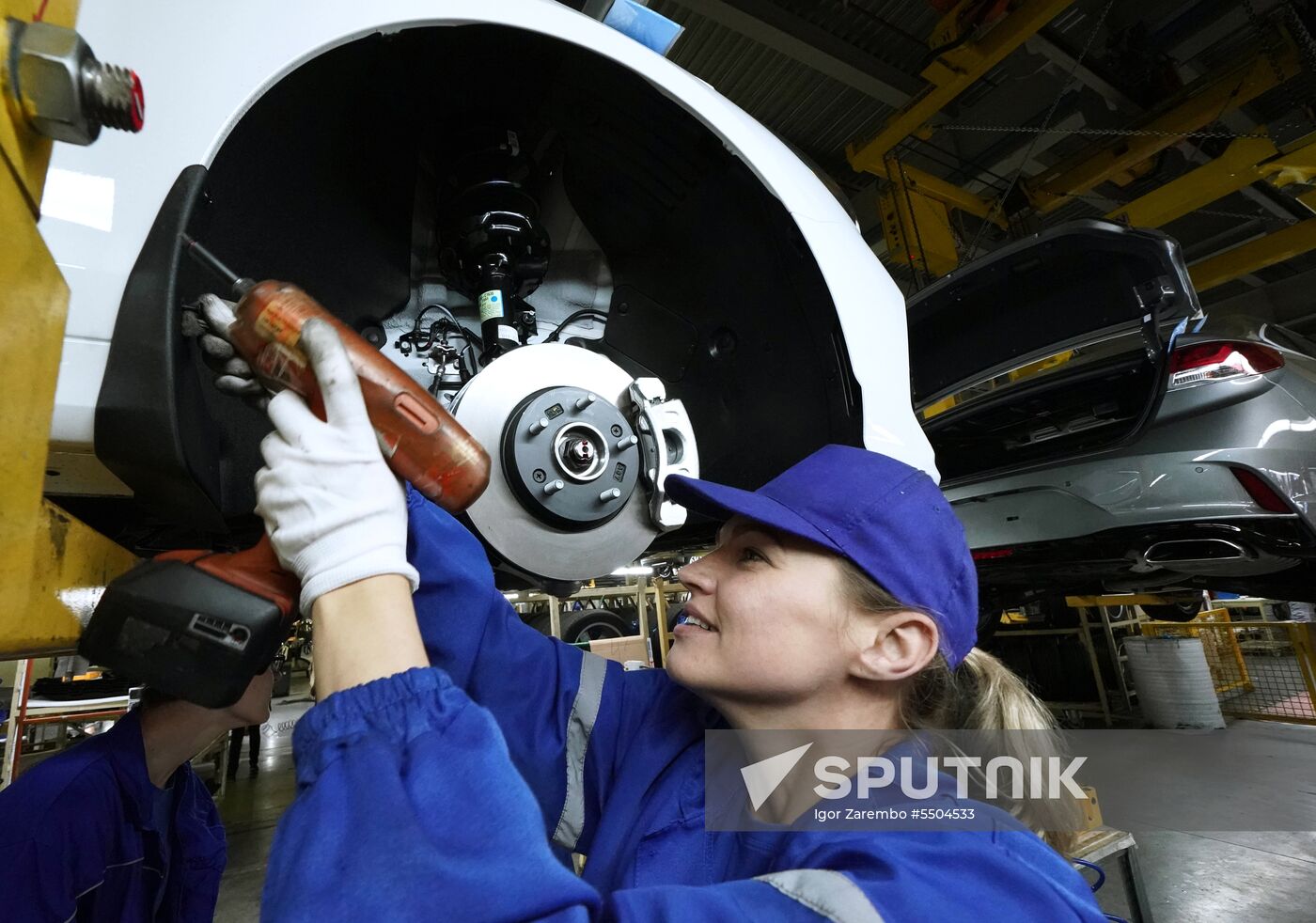 Hyundai Sonata car production in Kaliningrad