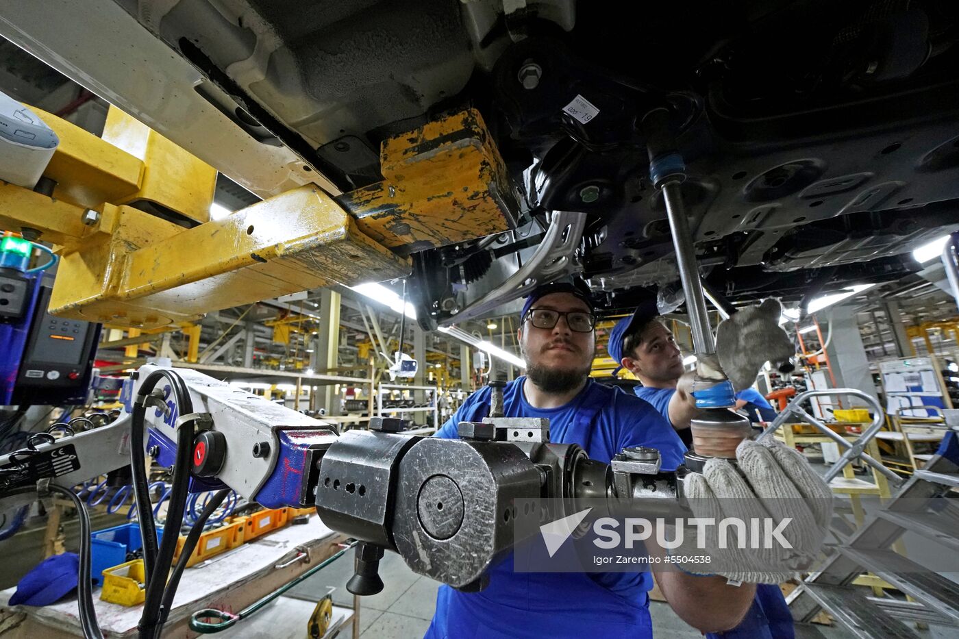 Hyundai Sonata car production in Kaliningrad
