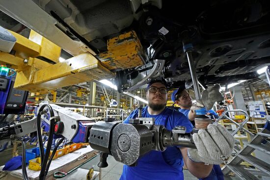 Hyundai Sonata car production in Kaliningrad