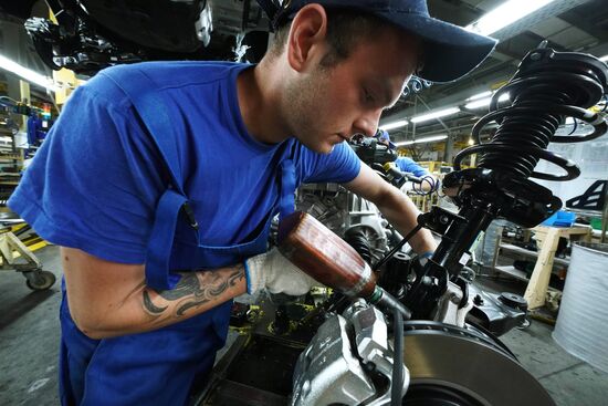Hyundai Sonata car production in Kaliningrad