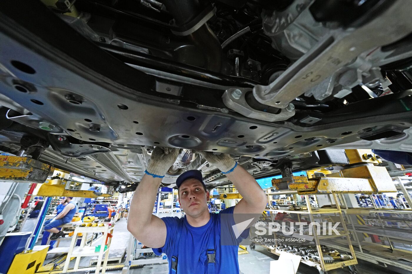 Hyundai Sonata car production in Kaliningrad