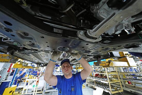 Hyundai Sonata car production in Kaliningrad