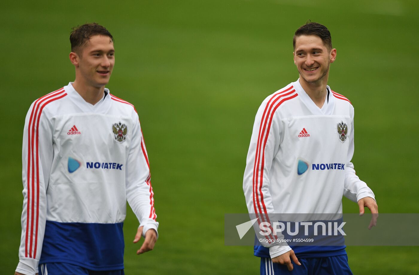 Football. Russian national team holds training session