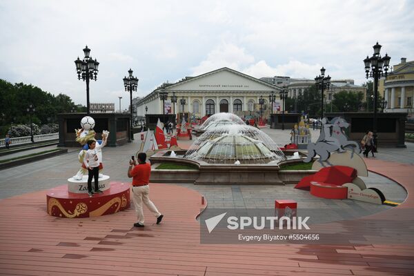 Decorating Moscow for 2018 FIFA World Cup