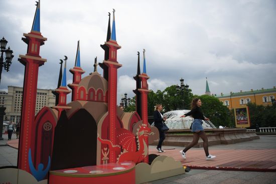 Decorating Moscow for 2018 FIFA World Cup