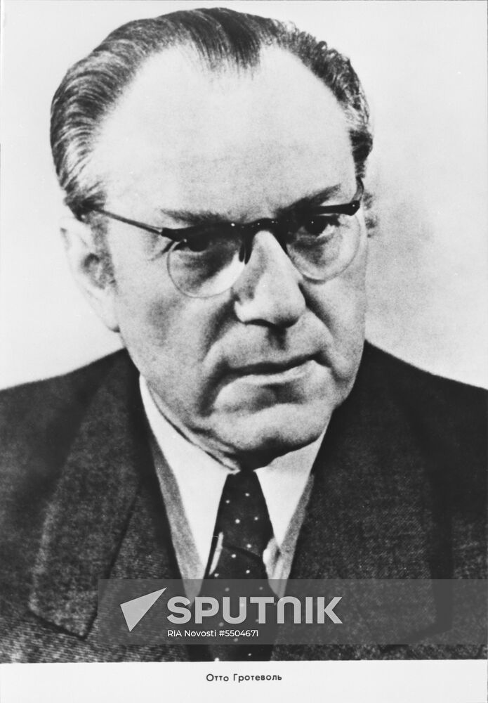 German politician Grotewohl
