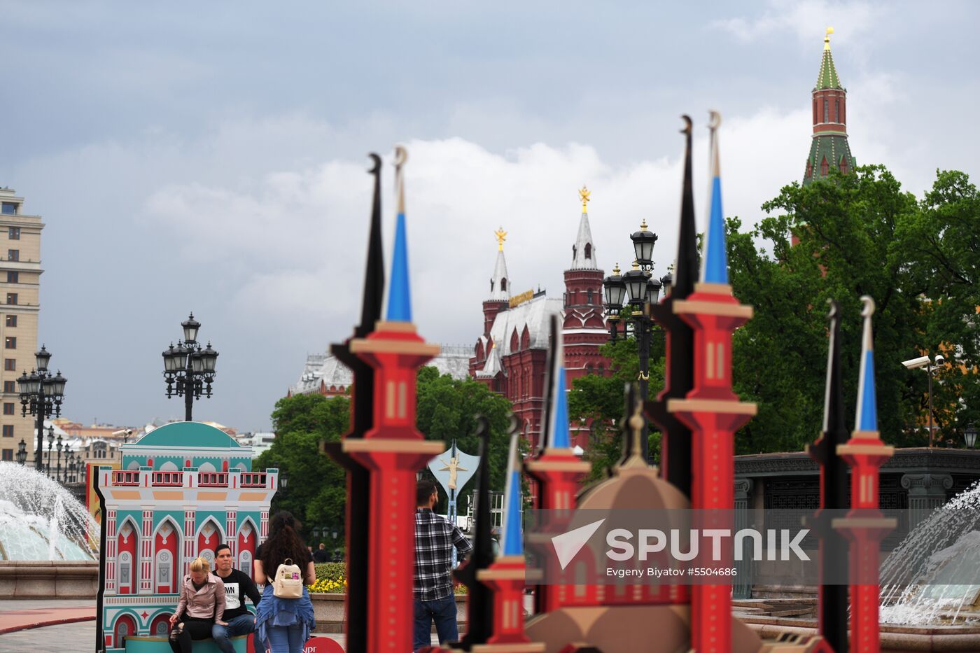 Decorating Moscow for 2018 FIFA World Cup