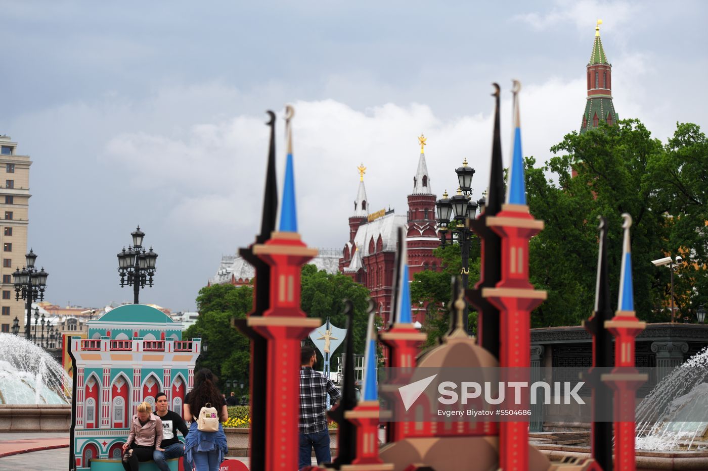 Decorating Moscow for 2018 FIFA World Cup