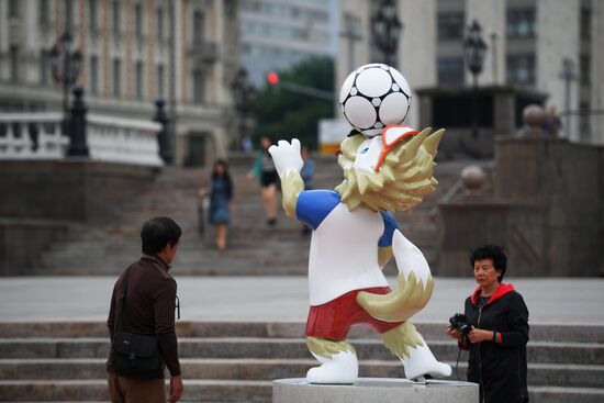 Decorating Moscow for 2018 FIFA World Cup