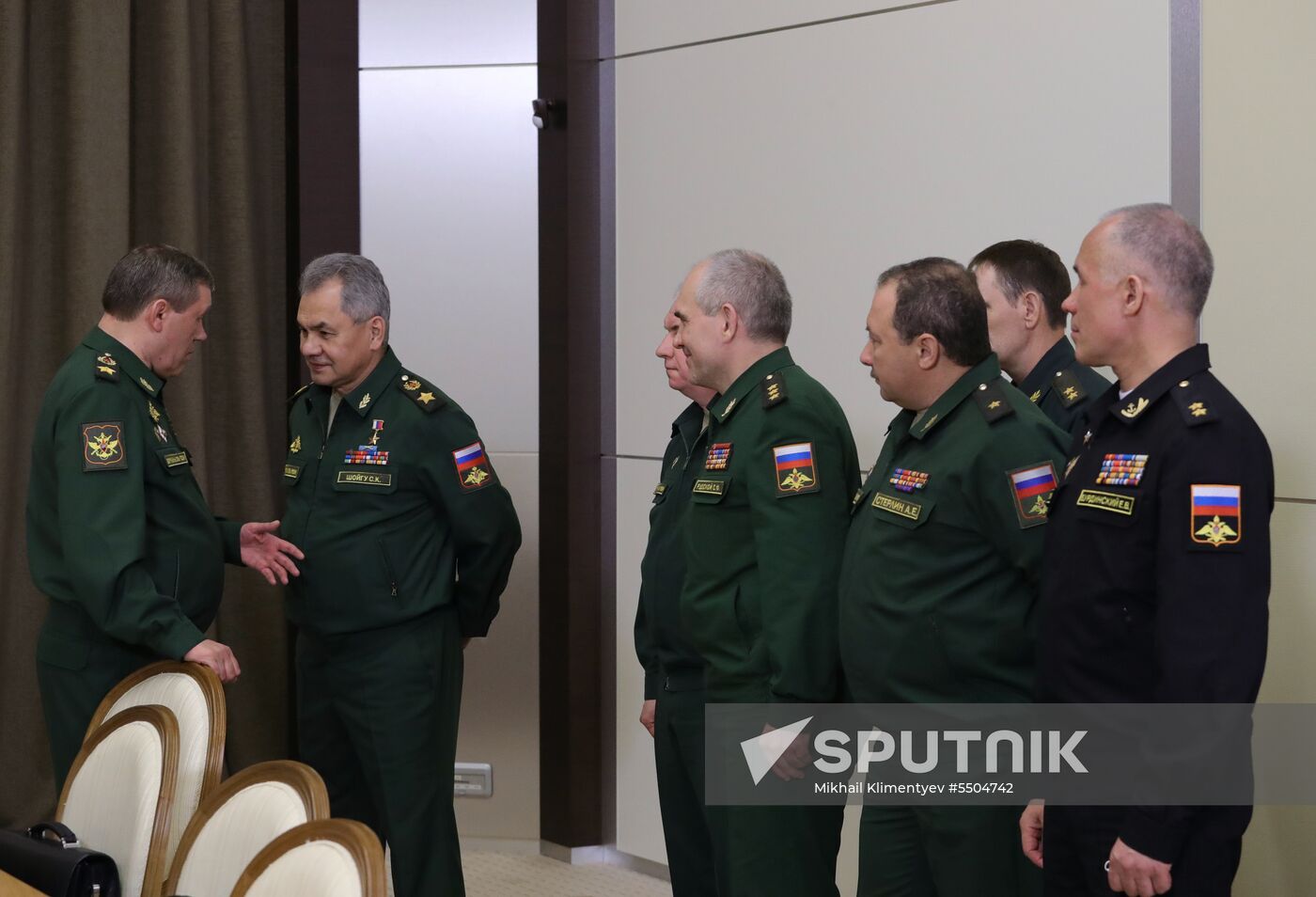 Russian President Vladimir Putin chairs meeting on military issues