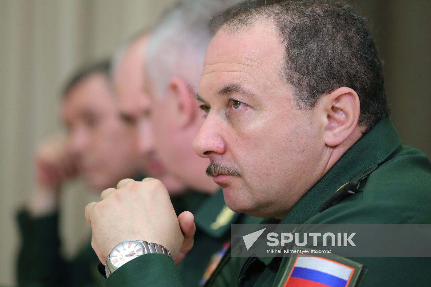 Russian President Vladimir Putin chairs meeting on military issues