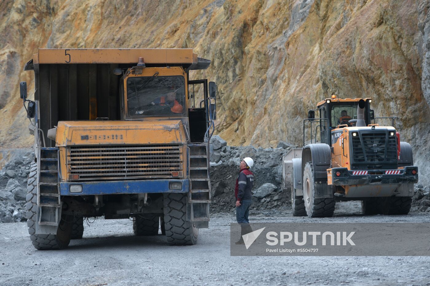 Safyanovskaya Med mine in Sverdlovsk Region