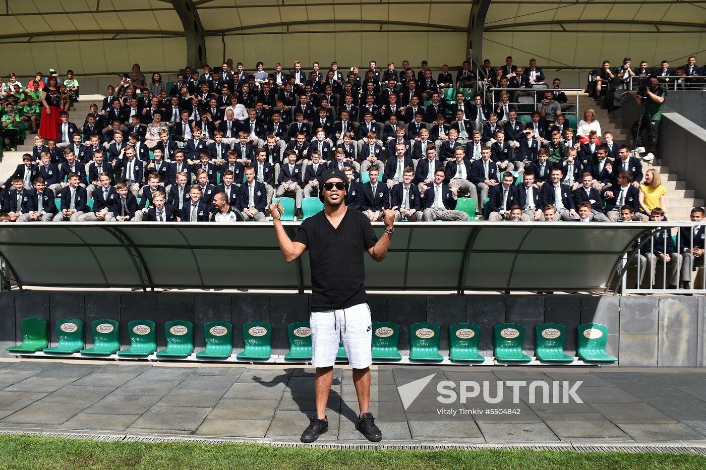 Ronaldinho visits Krasnodar
