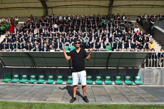 Ronaldinho visits Krasnodar