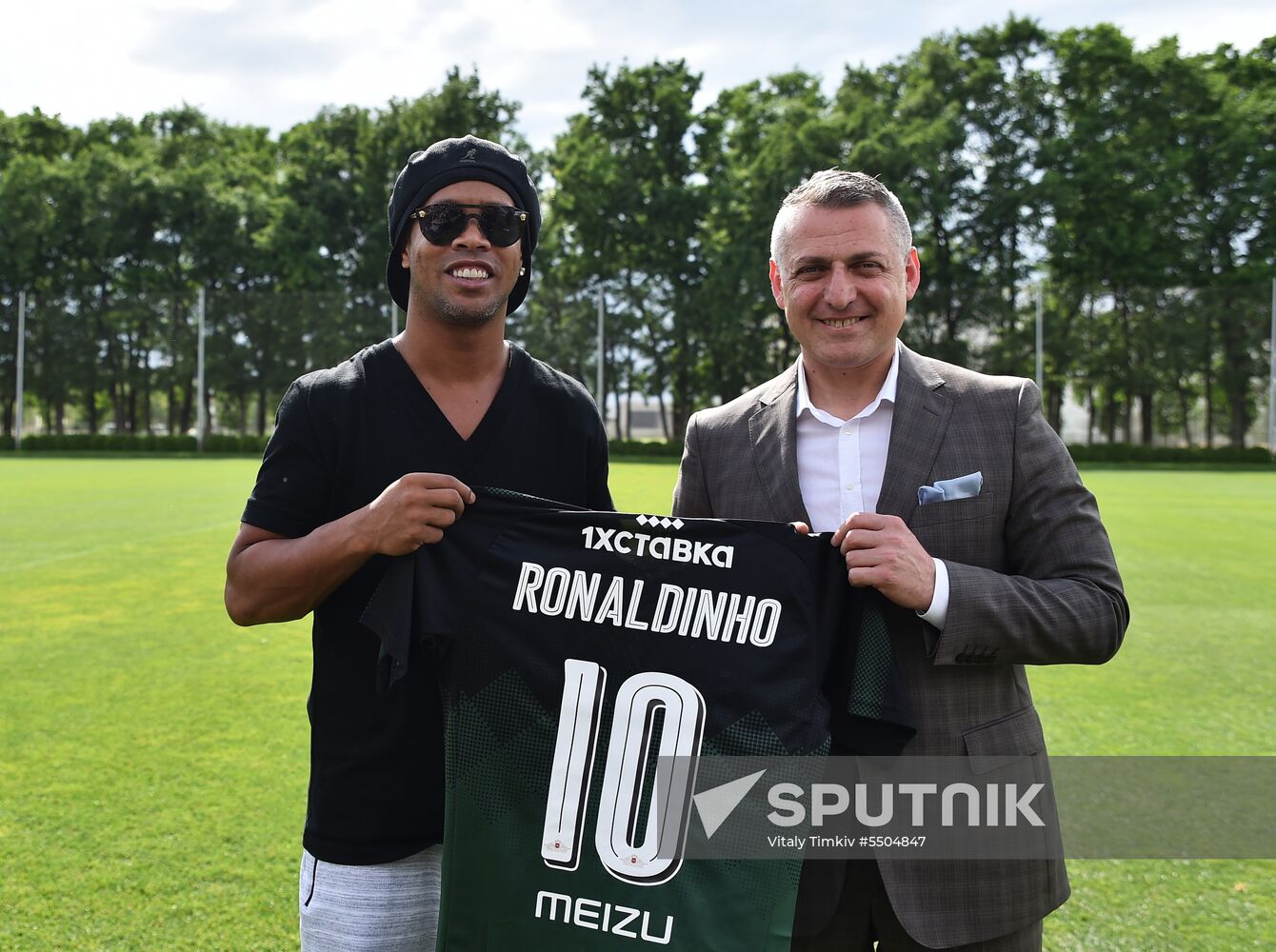 Ronaldinho visits Krasnodar