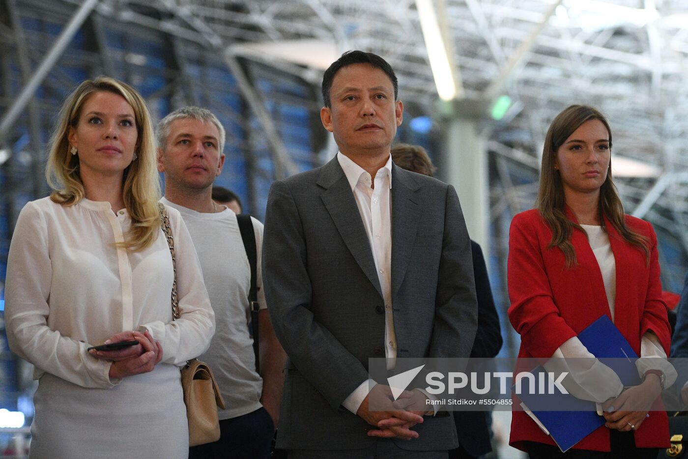 First Hong Kong Airlines flight arrives from Hong Kong in Moscow