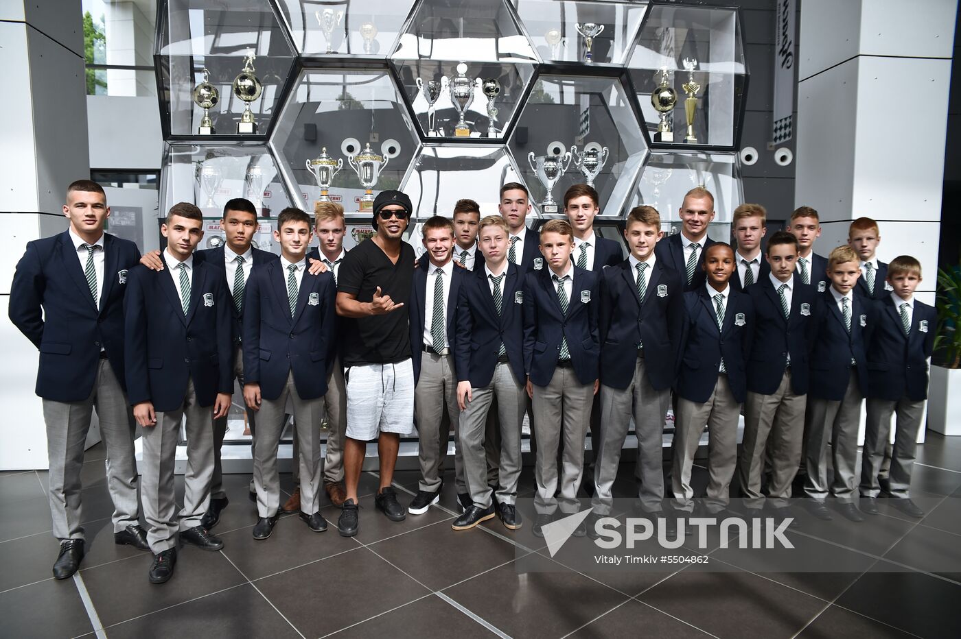 Ronaldinho visits Krasnodar
