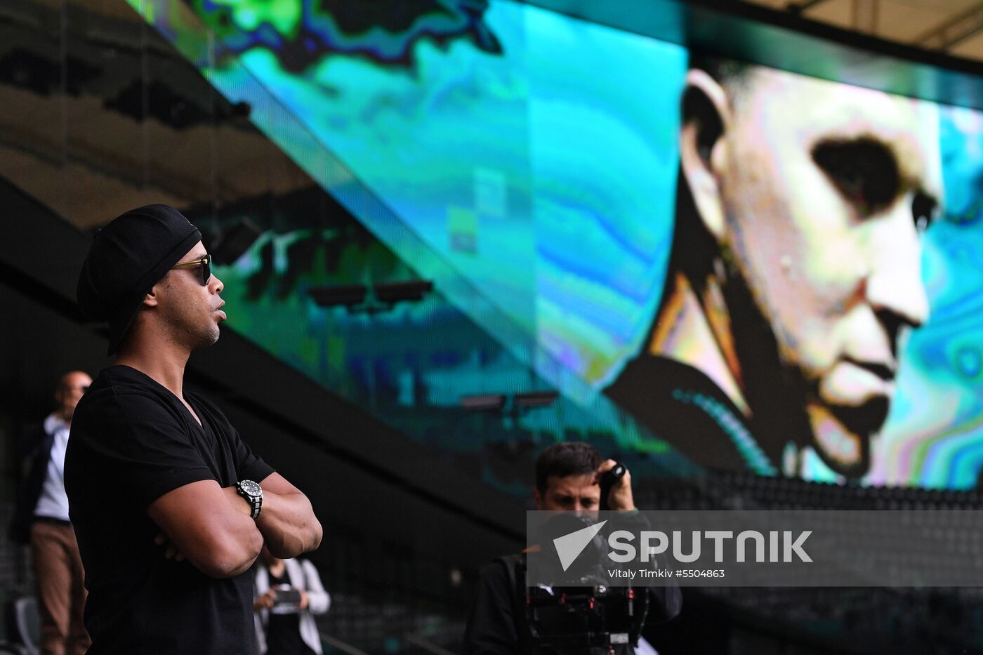 Ronaldinho visits Krasnodar