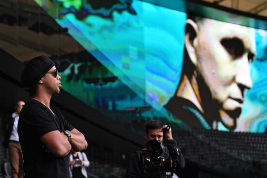 Ronaldinho visits Krasnodar