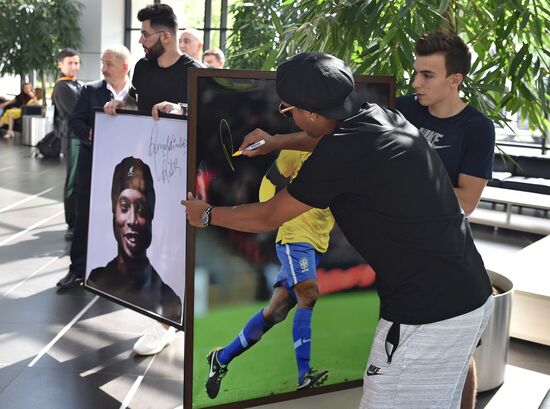 Ronaldinho visits Krasnodar