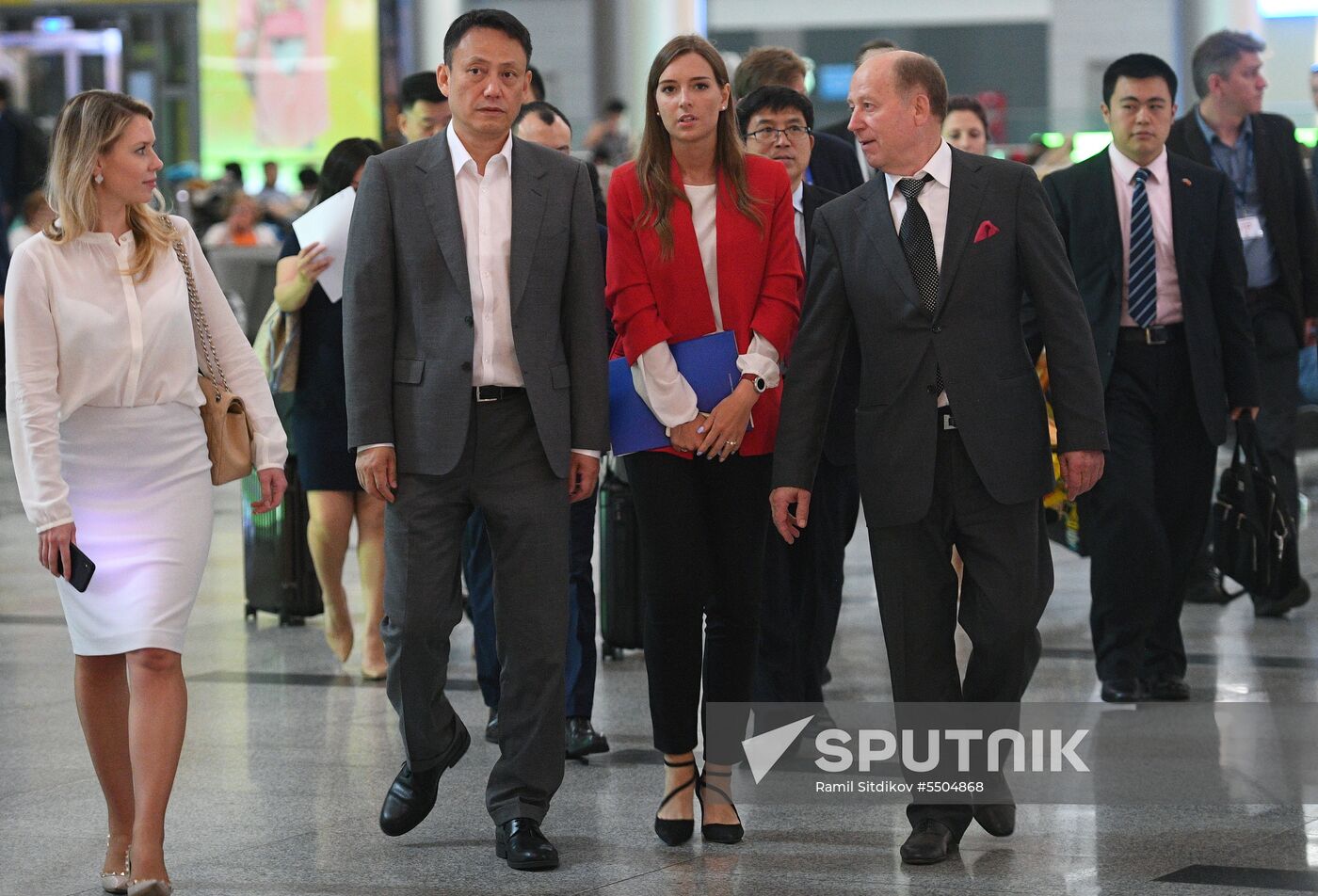 First Hong Kong Airlines flight arrives from Hong Kong in Moscow