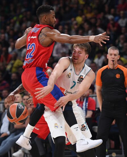 Basketball. EuroLeague. Final Four. CSKA vs. Real
