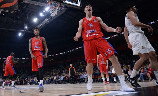 Basketball. EuroLeague. Final Four. CSKA vs. Real