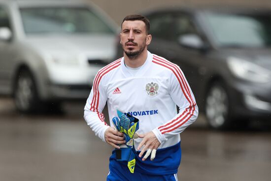 Football. Russian national team's training session