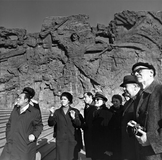 American trade union delegation in Volgograd