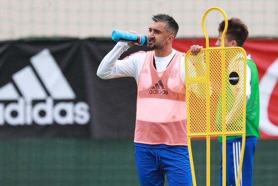 Football. Russian national team's training session