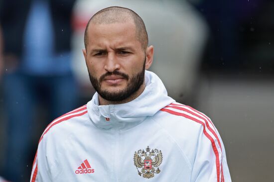 Football. Russian national team's training session