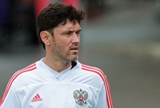 Football. Russian national team's training session