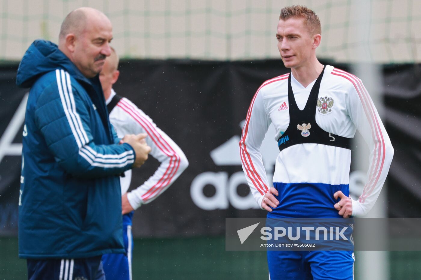 Football. Russian national team's training session