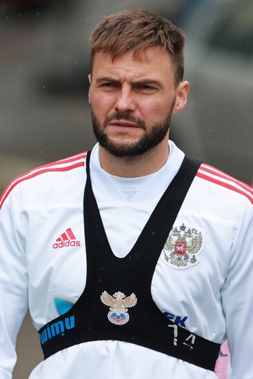 Football. Russian national team's training session