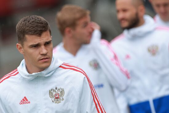 Football. Russian national team's training session