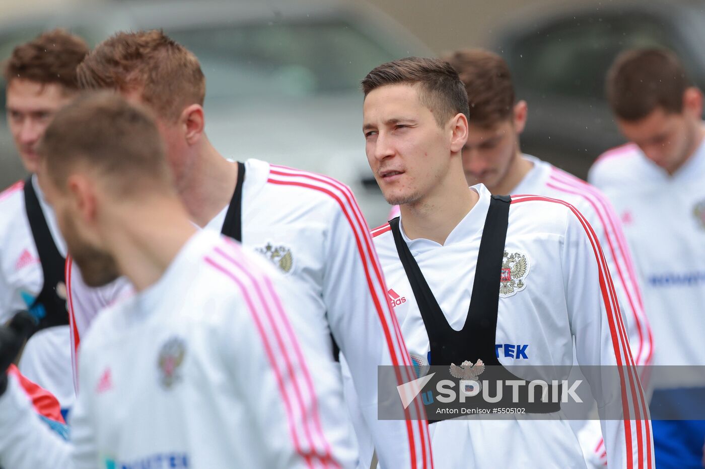 Football. Russian national team's training session
