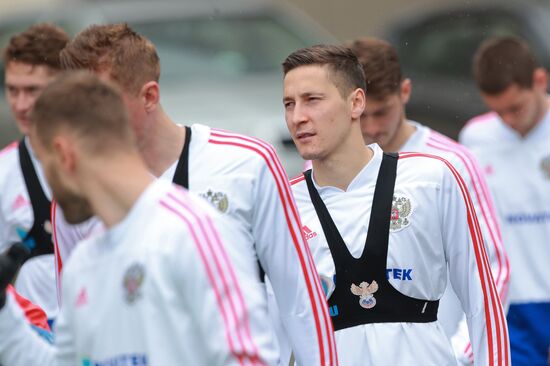 Football. Russian national team's training session